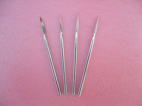 large-sized prismatic needles
